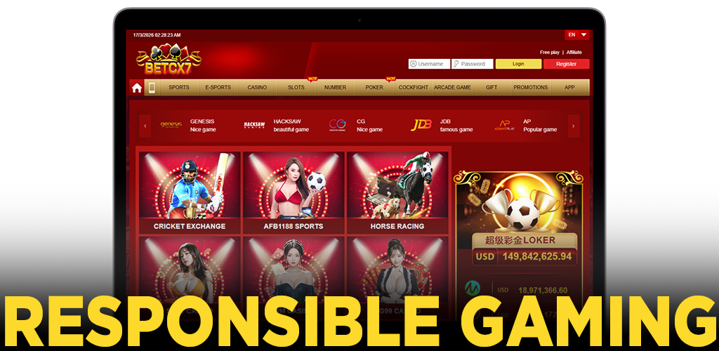 Responsible Gaming at BetCX7